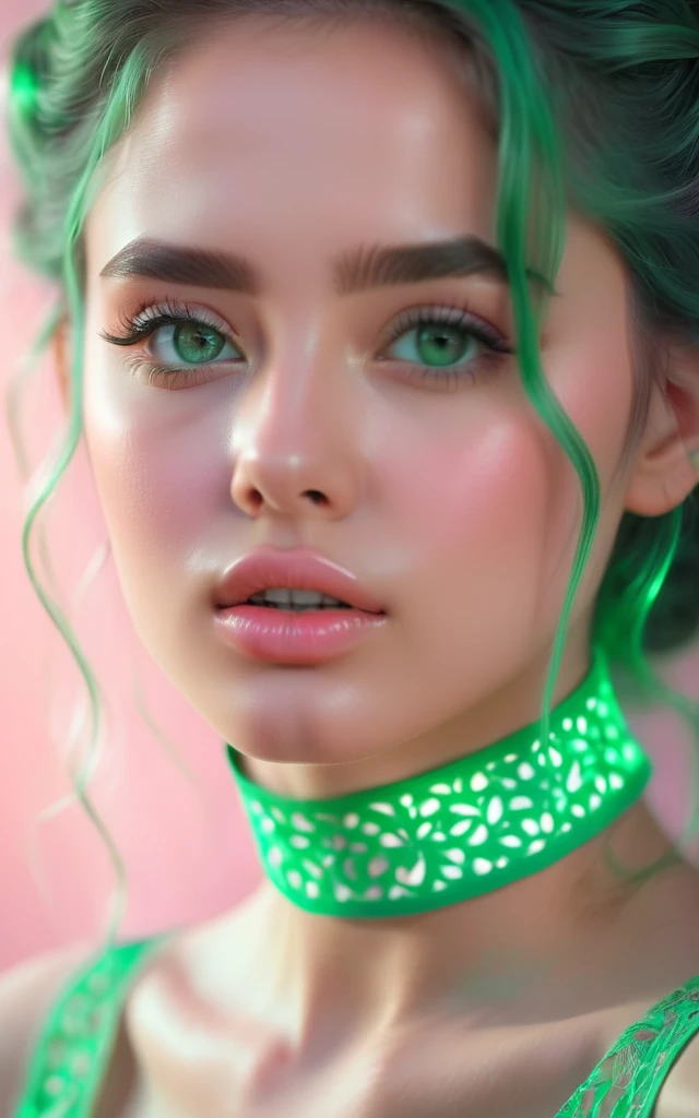 (best quality, 4K, 8K, high-resolution, masterpiece), ultra-detailed, colorful pastel, beautiful young woman, digital art, detailed facial features, light pink tones, emerald tones, charming character illustrations, soft focus, intricate design, gentle expression, ethereal atmosphere, vibrant colors, delicate details, artistic elegance, high detail, high resolution.tape gag, 1girl, solo, gagged ultra high res, ultra-detailed, 8k uhd, dslr, soft lighting, high quality, (film grain), Fujifilm XT3