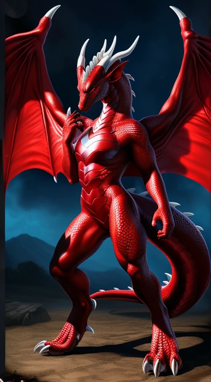 (masterpiece, best quality), best resolution, (4arms:1.2), (3heads:1.2), femboy, open mouth showing tongue, long snake tongue, green and red skin, scaly skin, long hydra neck, dragon claws, gigantic multi colored penis with gigantic balls, red penis, green penis, blue penis, huge dragon wings, long lamia body, gigantic muscular body, full body.