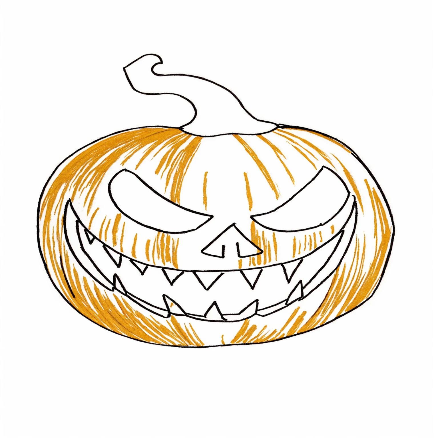 dark scary horror 1980s  sketch Halloween 