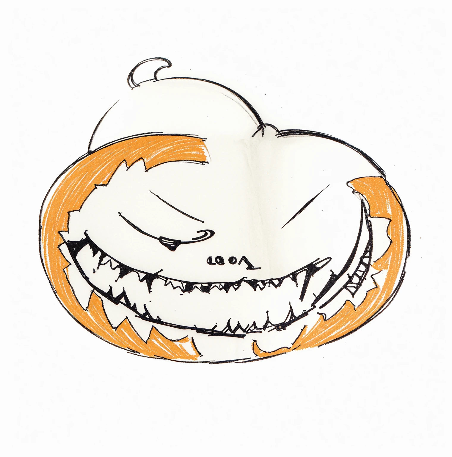 dark scary horror 1980s sketch Halloween