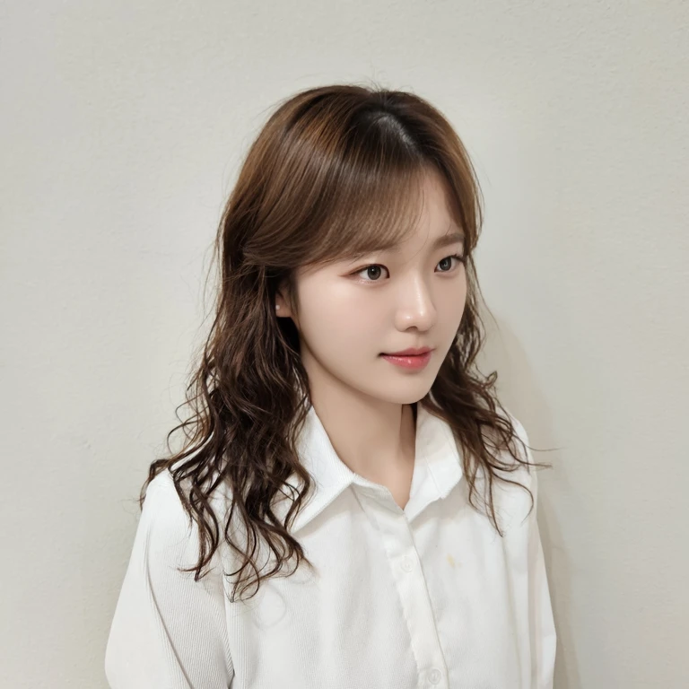 Best Quality, 8k, Masterpiece, (Portrait: 1.3), (photo realistic:1.4), (hyper realistic:1.4), Sharp Focus, looking at viewer, (smoother lighting:1.1), (increase cinematic lighting quality:0.9), realistic lighting, backlighting, light on face, ray trace, (brightening light:1.2), (Increase quality:1.4), sharp detail, (best quality real texture skin:1.4), finely detailed eyes, black_eyes, finely detailed face, 25 year old Korean woman