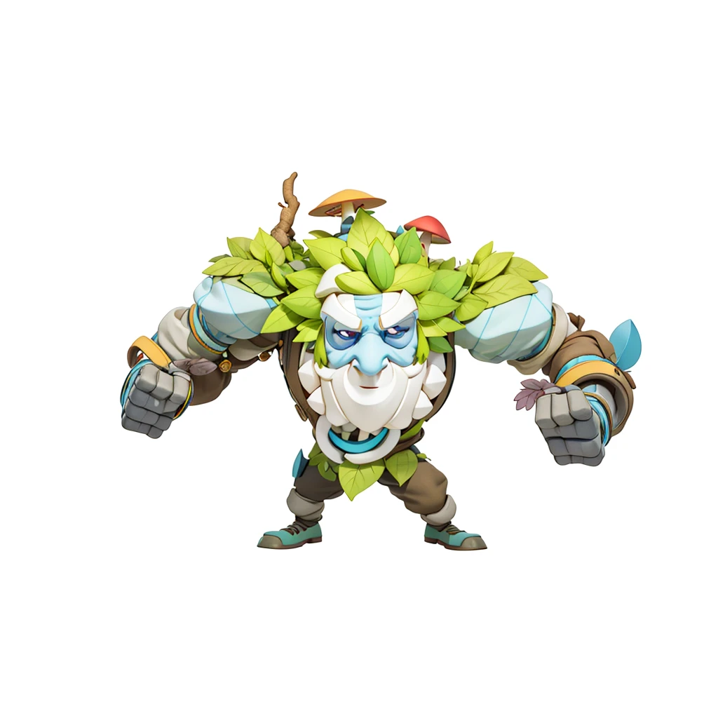 Stone Freaks,The whole body is covered with stones,Stone Man,Stone element,Stone game characters,leaf,mushroom,Branches,Blue light in the eyes,A large stone jaw,The whole body is covered in stones,,Clothes made of leaves,strong,,Isometric,xxxxxxxx cartoon 3d model,Low Poly,3D Art,C4D,octane
rendering, 3D Rendering, Ray traction, Clay Materials, Pixar Trends, Animated Lighting, Depth of Field, Super Detail, Pastel colors, mockup, Clean background, Delicate gloss, Soft focus, oc, Blender, intellectual property, best quality, 8k--s 250--v 5.1
