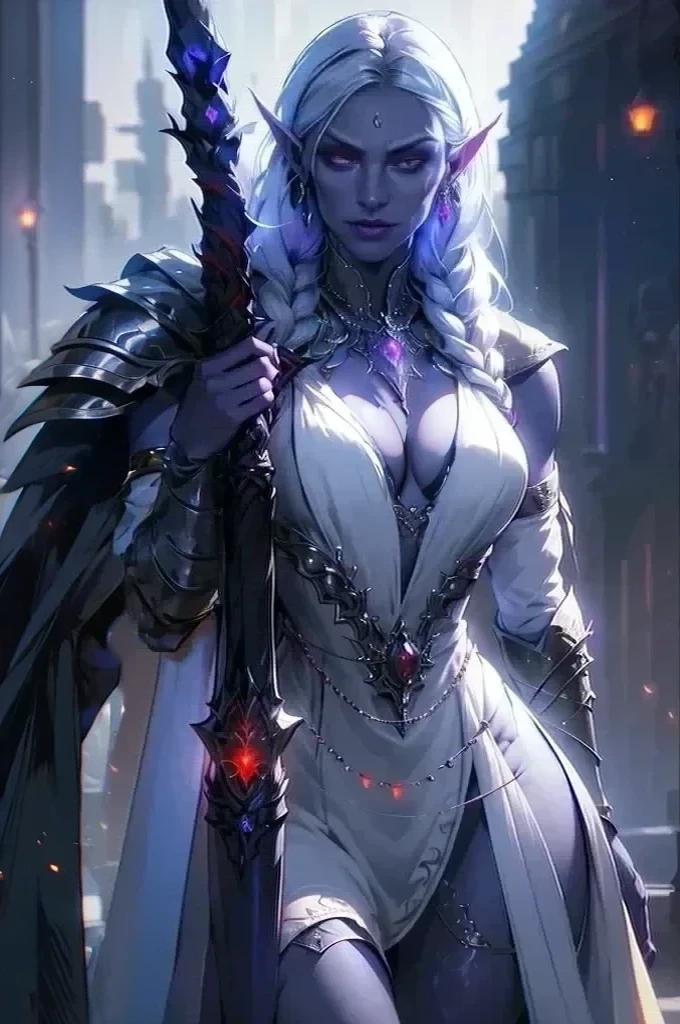 blue skin