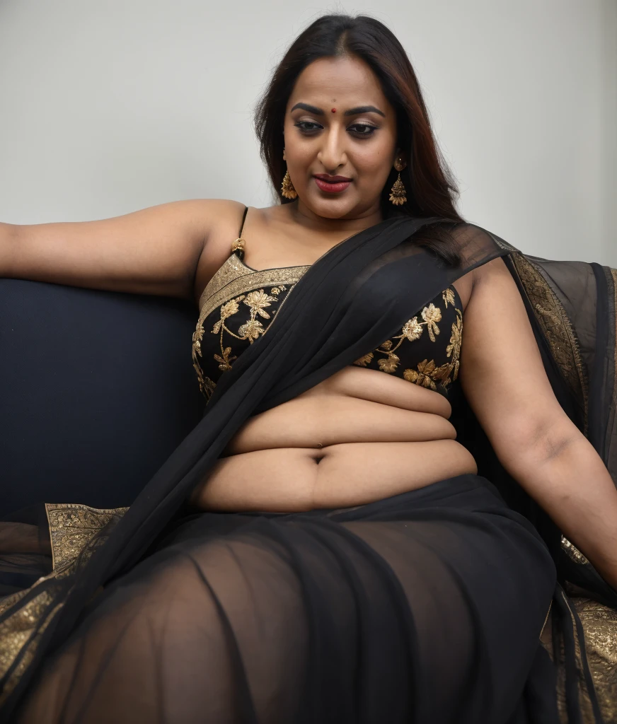 Foto RAW, photorealistic, photography, full body shot, 60 years old Woman, deep red lips, mascara, eye kajal, juicy figure, master shot, perfect eyes, goddess like beauty, pierced eyes, perfect thick chubby mallu Desi aunty bhabhi, Wearing a Stanapatta, a chest-band.Saree model, model Photography, Indian saree shoot, Indian traditional wear advertising photography, traditional wear brand shoot, face of Indian actress Sonakshi Sinha, masterpiece, realistic, realism, incredible details, pleasure, photorealism, detailed skin, skin pores, high contrast, photorealistic Artstation 8k HD digital art trend of high definition and detailed realistic skin texture, ultra detail, realistic skin texture, armature, best quality, ultra high definition, (photorealistic:1.4),, high resolution, detail, raw photo, sweat, Re sharp, by Lee Jefferies Nikon D850 Film Stock Photo 4 Kodak Portra 400 Camera F1.6 Lens Rich Color Ultra Real Realistic Realistic Textures Dramatic Lighting Unreal Engine Trending at Art Station Cinestill 800,(pele altamente detalhada: 1.2), 8k UHD, DSLR, soft-lighting, alta qualidade, grain of film, Fujifilm XT3,she didn't like to wear blouse or bra, she is happy to wear only saree, she hates blouse or bra, highly detailed hairy armpits, hyper realistic skin, skin pores, sweat, veins, stubble armpits, erotic temptation, appealing figure, appealing body language, fleshy arms, horny desi indian mommy, she wants to dominate young boys by showing her tempting figure, irresistibly hot,