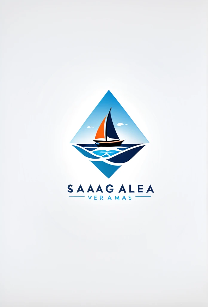 a stylish logo of a real estate company
 sea-inspired logo
 Logos with the image of yachts and sailboats

 The theme is,
 With a message that we will go out together to the ocean of real estate sales and deliver it to the land safely.

 Light blue and blue designs

 Pretty cool
 Stylish design
 chic and modern design

 White background