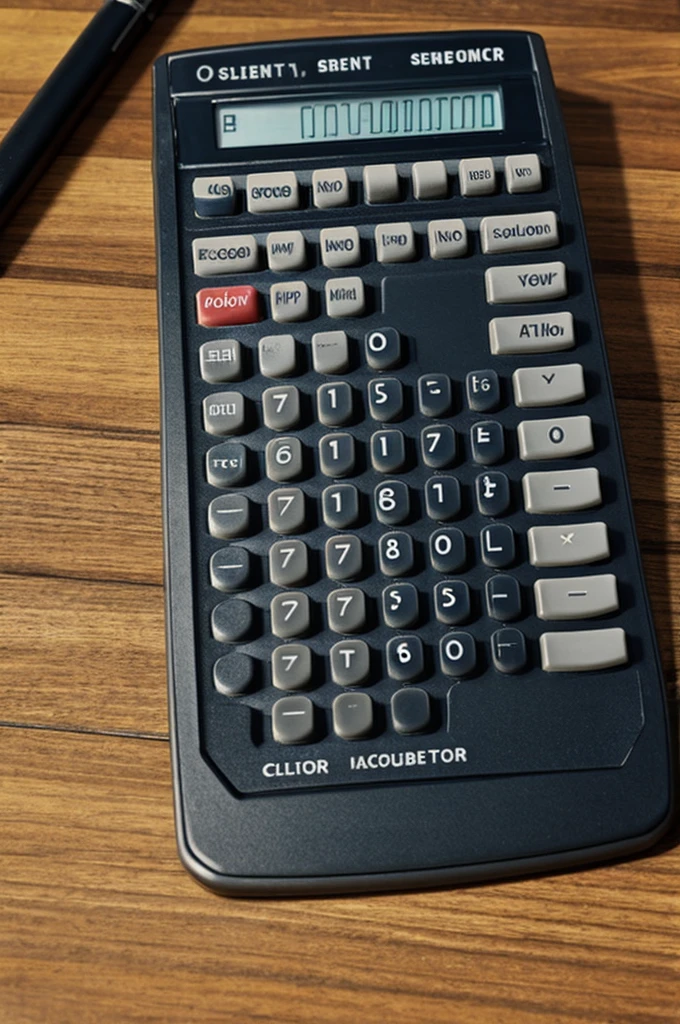 Broken scientific calculator