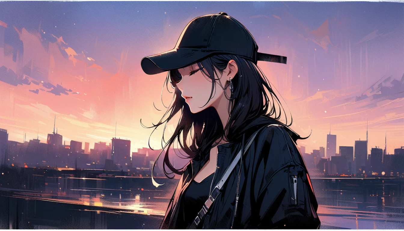 Anime girl smoking a cigarette under the night sky, Landscapes by Ilya Kuvshinov, style of Alena Aenami, Lo-fi art style, Lo-fi Girl, Alena Aenami, Artistic. Alena Aenami, Digital Art Ilya Kuvshinov, inspired Alena Aenami, Inspired by Cyril Rolland, art of Alena Aenami