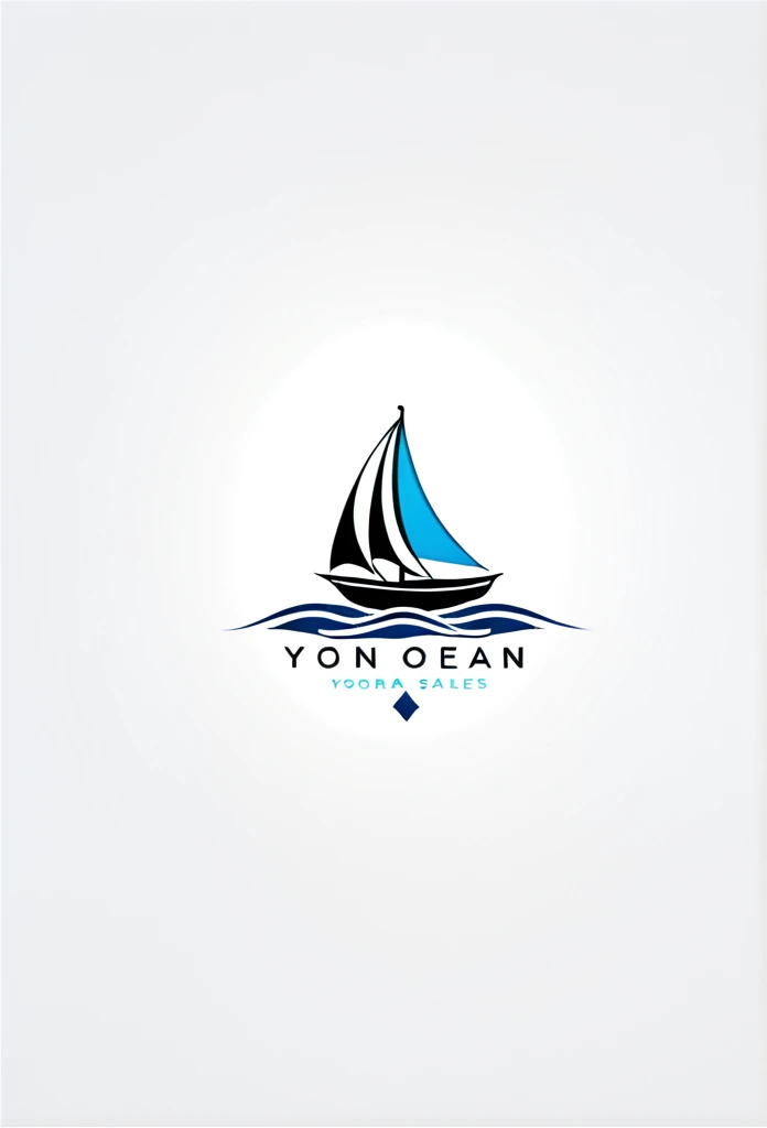 a stylish logo of a real estate company
 sea-inspired logo
 Logos with the image of yachts and sailboats

 The theme is,
 With a message that we will go out together to the ocean of real estate sales and deliver it to the land safely.

 Light blue and blue designs

 Pretty cool
 Stylish design
 chic and modern design

 White background