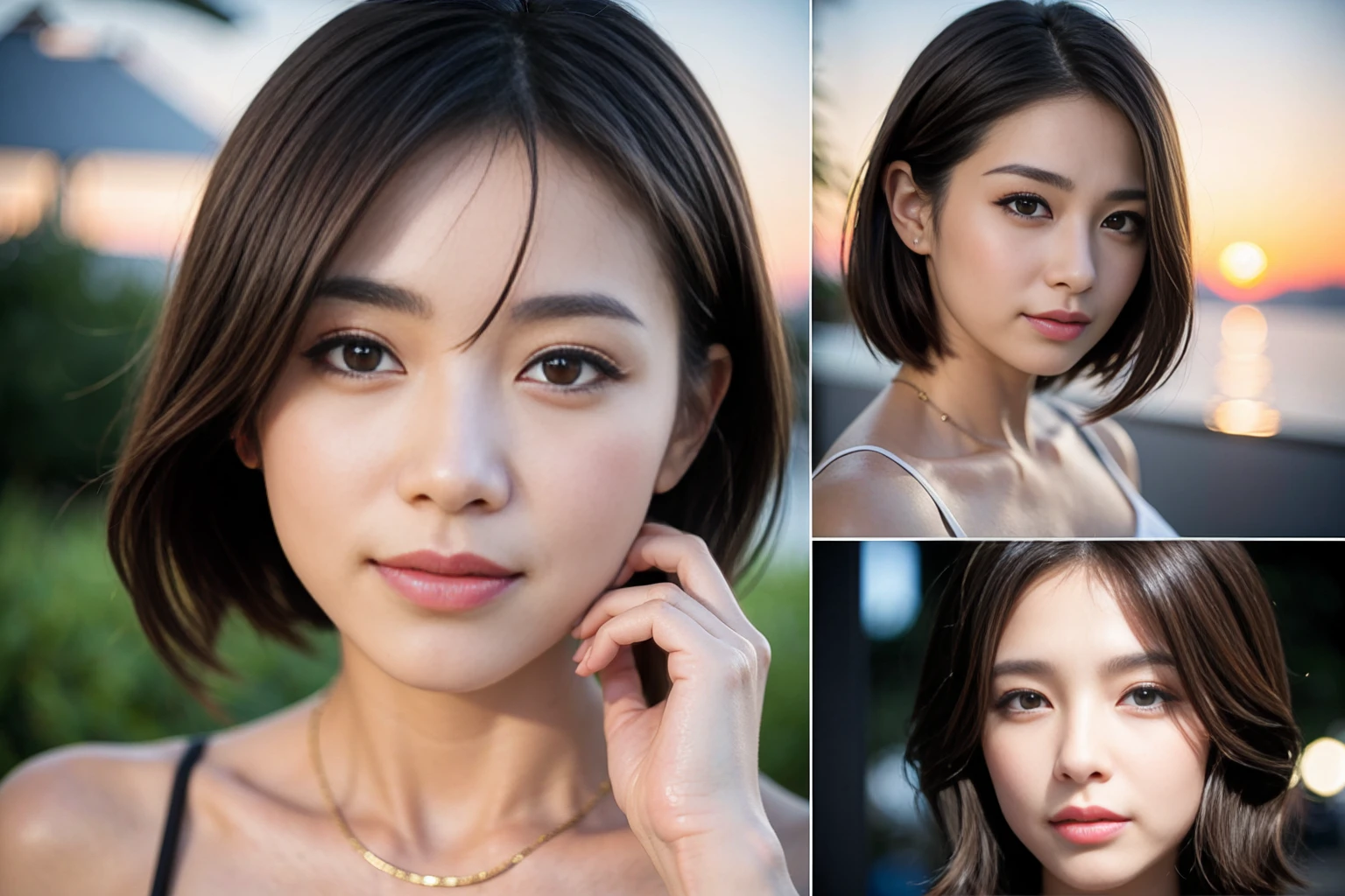 (Realistic:1.1),(masterpiece,Highest quality),8k,((2人のwoman)), (45 years old), 42 years old, Tight waist,Upper Body,full-course dinner、wine 、Amazing view of the sunset sky and clouds、Perfect Anatomy, Brown Hair, Short Hair,Random Hairstyles,((Highly detailed face and eyes:1.2))(cute顔:1.4),美しいactressの顔,Perfect golden ratio face,woman'suit、Nice,(smile:1.2)、Shortcuts、cute、slimカップル、modelカップル、actress男優、(Realistic, Intricate details:1.2), A bright smile、short hair,Bright Face、赤wine 、Appetizers、Italian food、wine bottle、Champagne、スパークリングwine、Brown Hair、Shortcuts、Long sleeve shirt、dress、(slimな顔), (The body is slim), (Brown Hair), (Shortcuts), cheeks turn a little red,restaurant, In a prominent place (From the waist up) Nova Frog Style, actress, model, Upper Body, 白wine, slim, wineグラス,