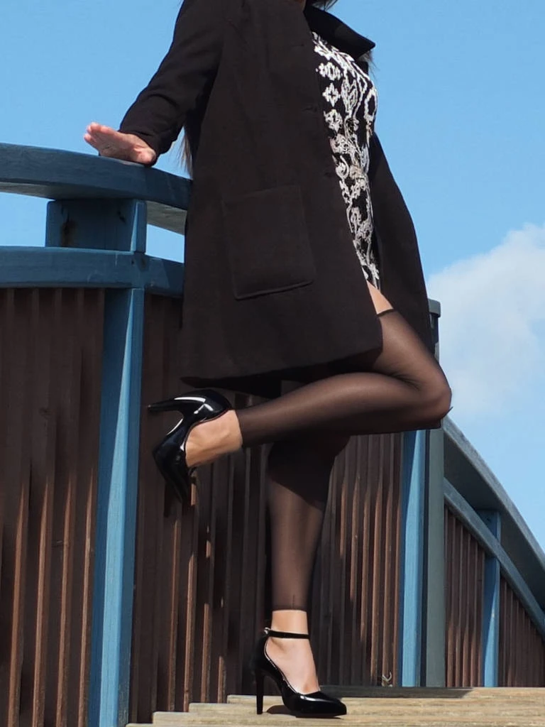 stockings, high heels