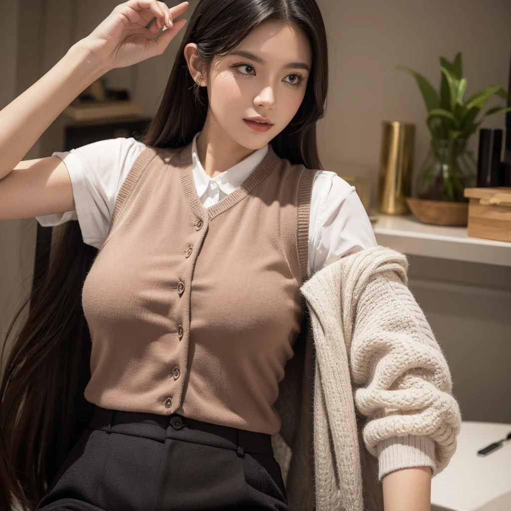 Beauty vest line