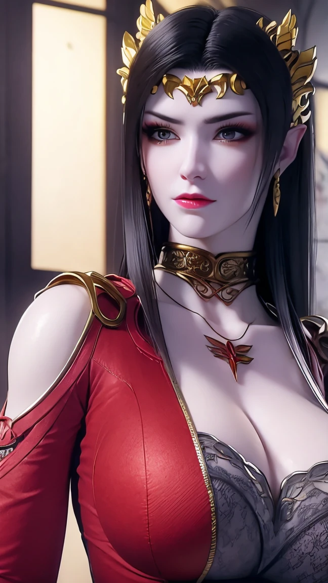 (lifelike, high resolution:1.3), 1 girl with a perfect body, The face shape and eyes are super beautiful,Long hair, Big ,Exposing cleavage 5)),, lightning, Surrealistic graphics, 最lifelike的图形, 1 girl, Solitary, Solitary, Extremely sharp, Surreal imagery, naked, Undress, National Foundation.Wearing cheongsam