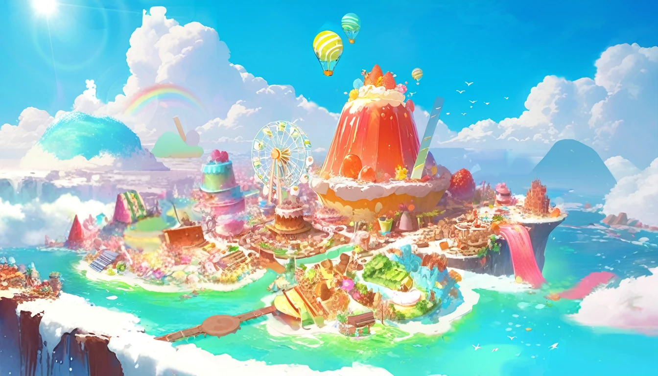 Candy Island。HD restoration