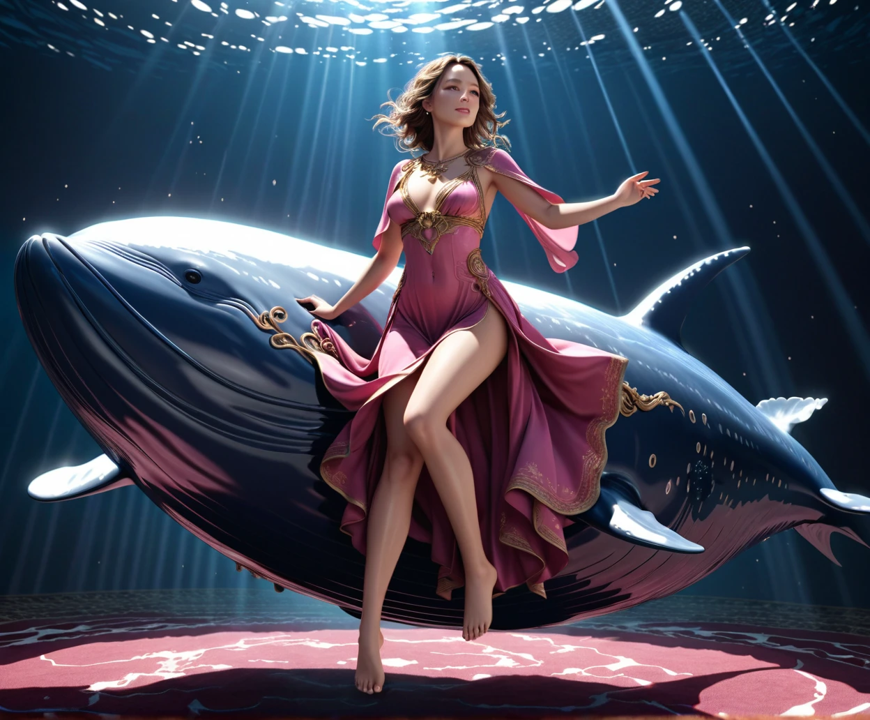 （0718）Today's challenge theme：Flying Whale/飞翔的鲸鱼/飛ぶクジラ