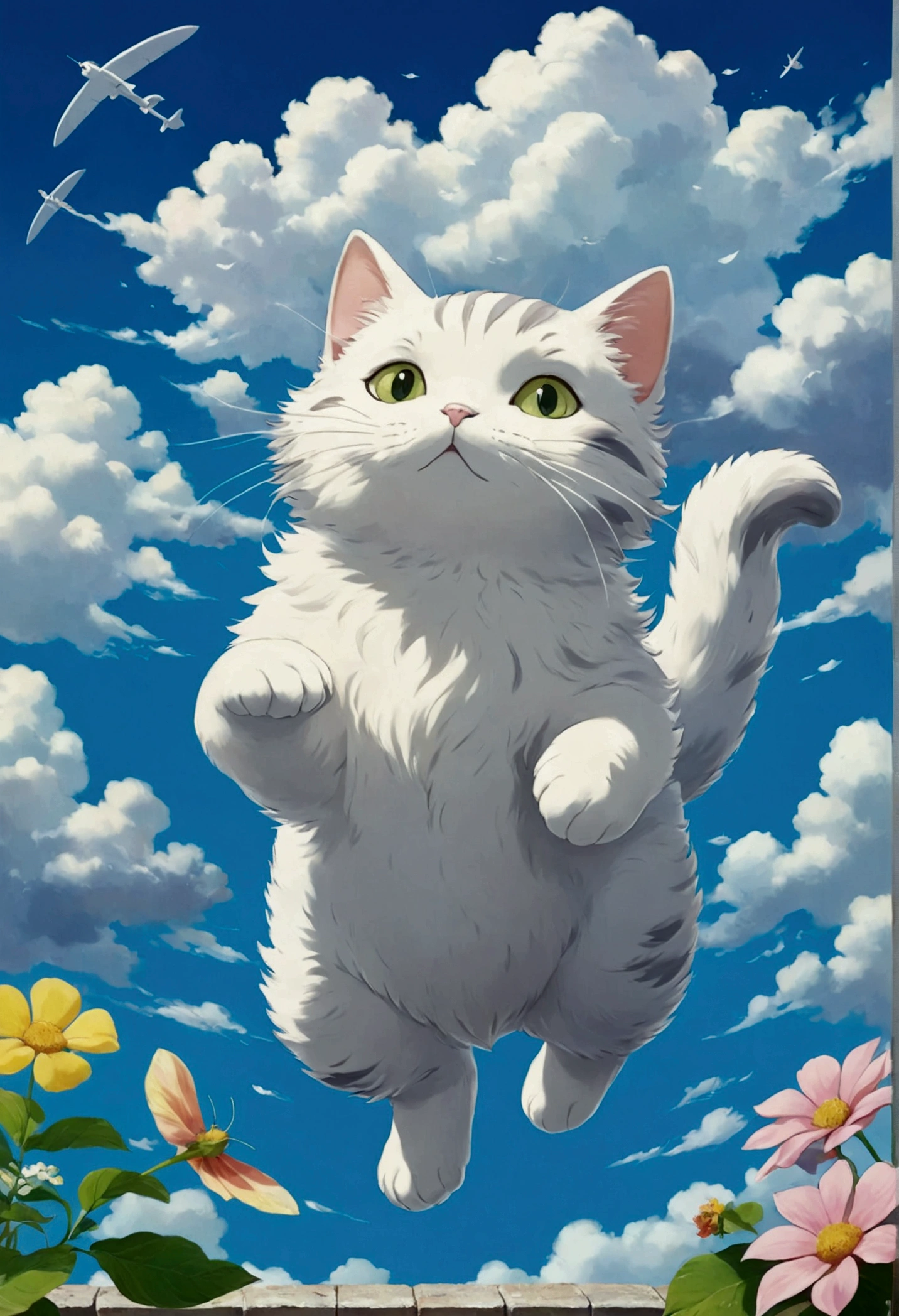 Ghibli　summer 　Cat type　cumulonimbus