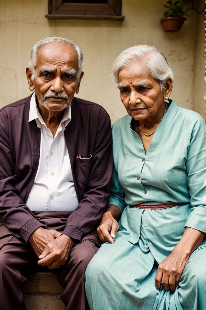 A mahapurush and old couple 