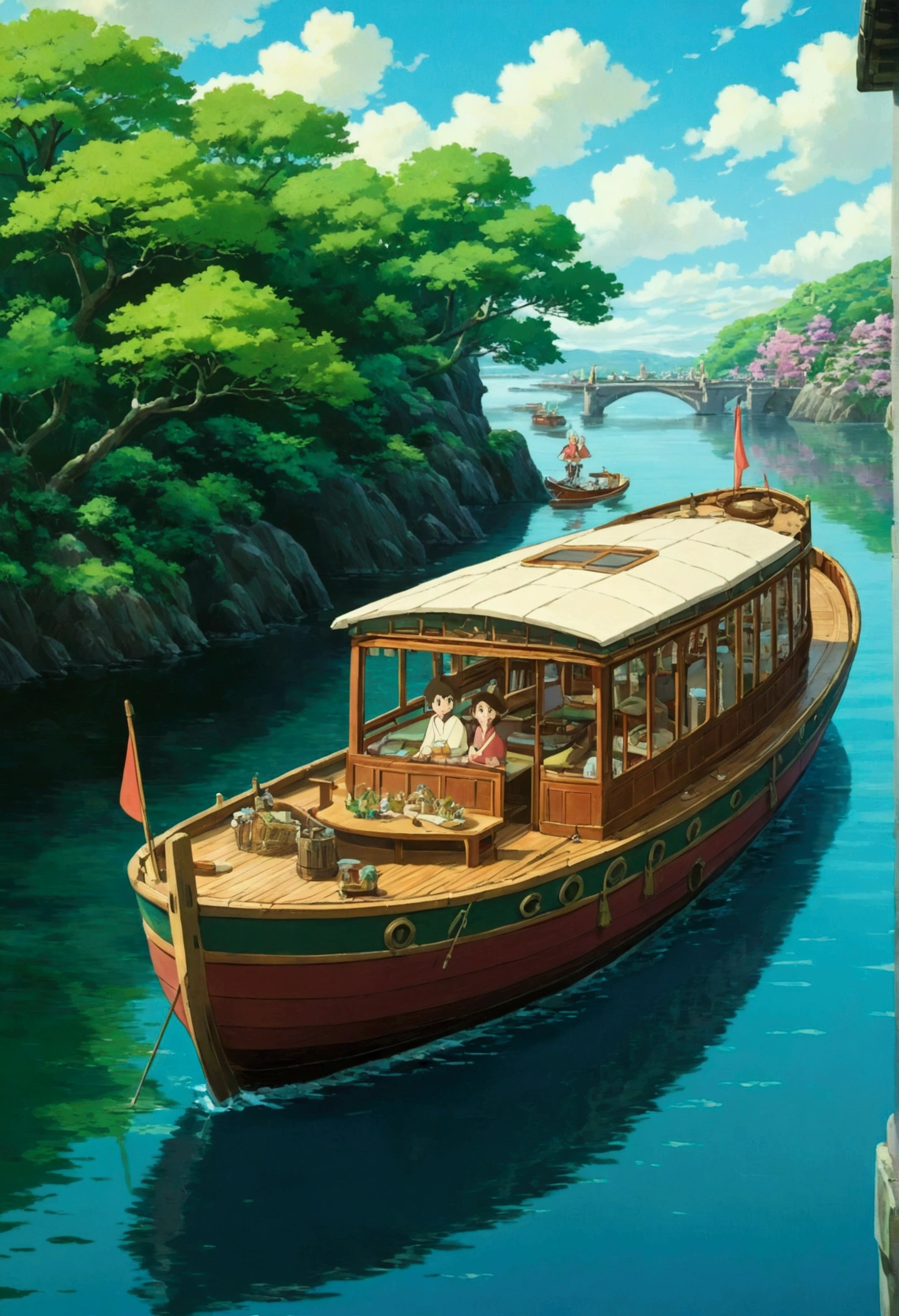 Ghibli　summer　Boat