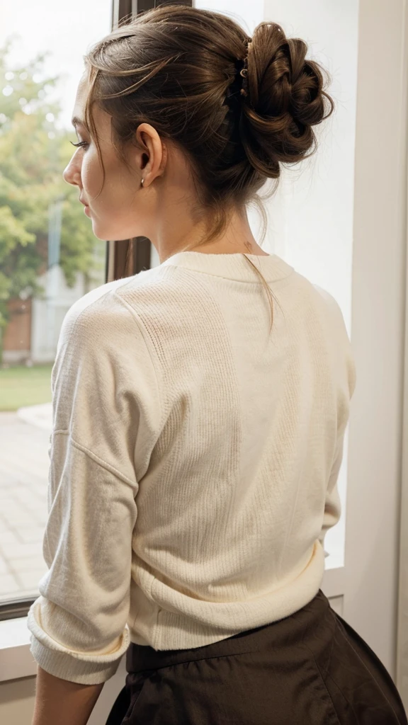 Girl Hair Bun