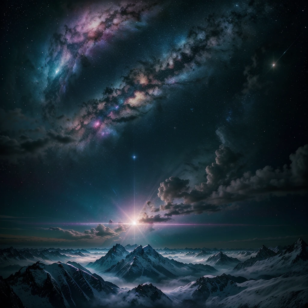 Greatest Quality, the best imagenary scene, Beautiful sky,beautiful nebula,best epic galaxy, imagenery sky,dynamic star colour, glowing moon,fantasy flower,fantasy word,utopia sky,utopia world,heavenly sky,super epic sky, colourfull sky
