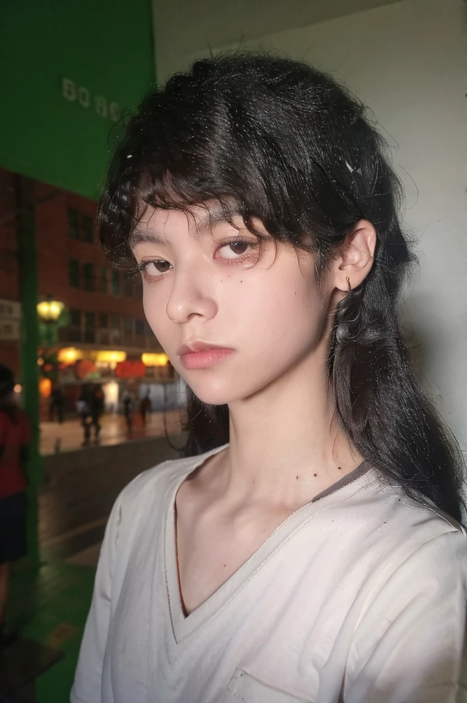 (cpzrinn masterpiece), ((20 years old)), (1boy), young boy, BREAK, (dark skin), ((Masterpiece)), ((best quality)), (super detail), (High Definition:1.3), (Professional Photography:1.2), ((absurdres)), BREAK, ( dark scene ), (city at night: 1.5), ((best quality)),