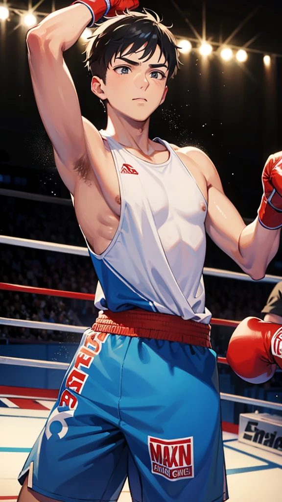 men boxing