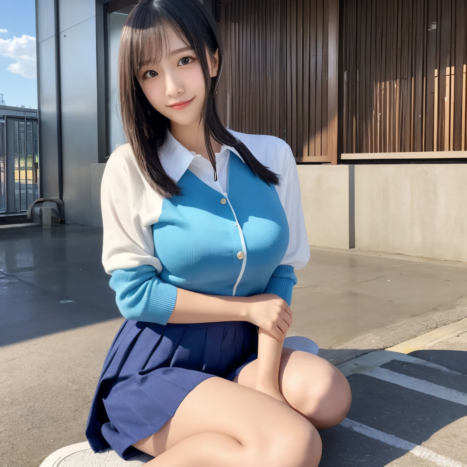 (1People Girls)、Hostess、Huge 、Shiny, oily skin、Shiny thighs、Sensual look、School、