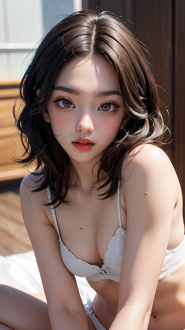 (random masturbation pose),(random hairstyle),(Highest image quality, (8K), Ultra-realistic, Best Quality, High quality, High Definition, high quality texture, high detailing, Beautiful detailed, fine detailed, extremely details CG, Detailed texture, realistic representation of face, masterpiece, presence),spread legs