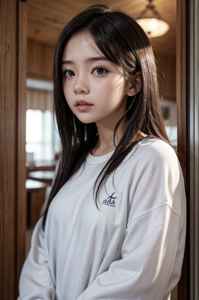 Girl's hand holding a knife, pink knife, beautiful and fine hand, pink and shiny nails, thin and long fingers, pale skin