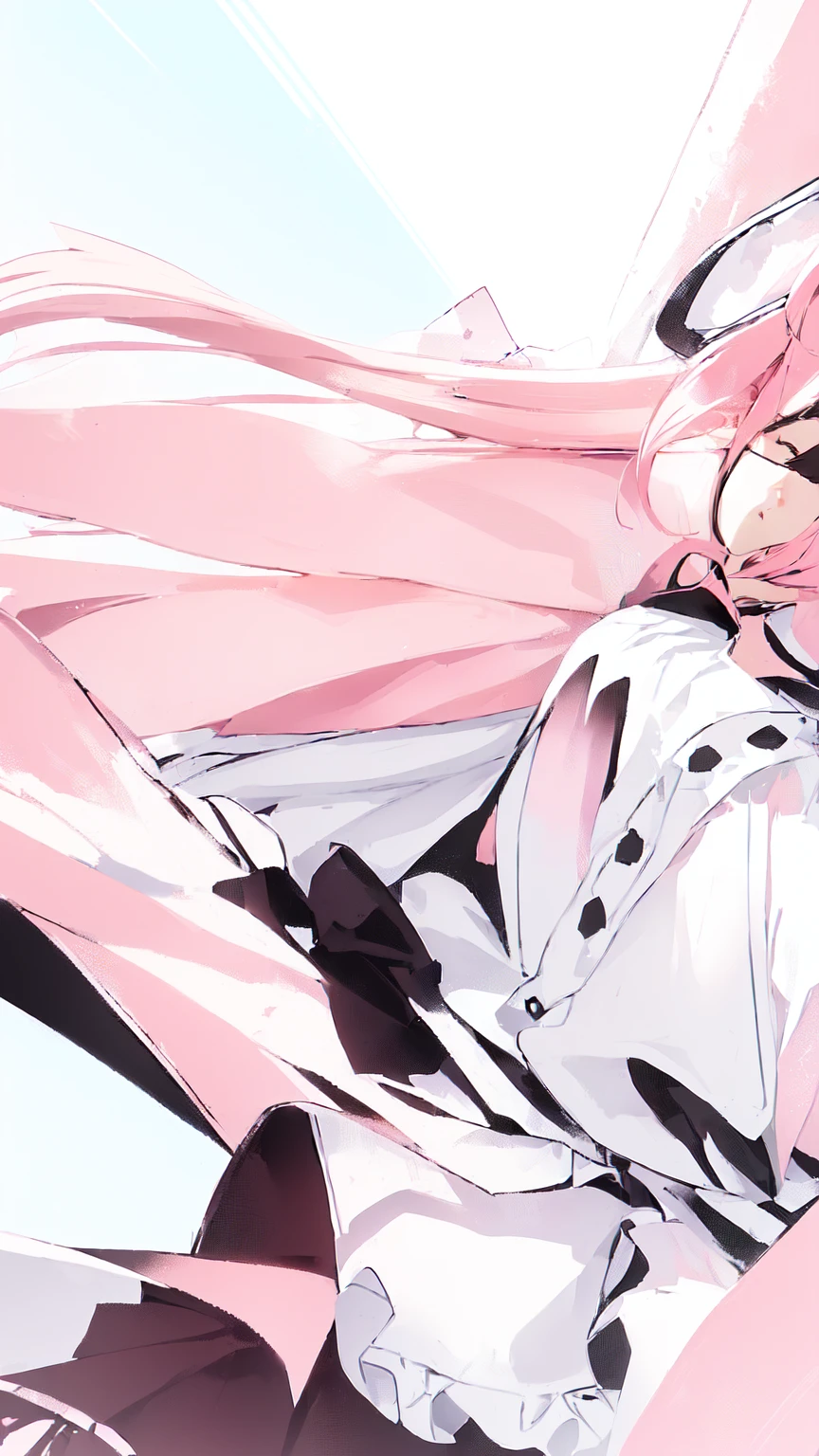 Anime girl with pink hair and white dress sitting on a window sill, Maid clothesを着たアニメの女の子, Best anime 4k konachan wallpaper, Gorgeous maid, Maid clothes, Cute anime waifu in a nice dress, Nightcore, Maid clothes, Ultra HD Anime Wallpaper, Cute girl anime visuals, 4K Manga Wallpapers, Maid clothesを着たアニメの猫娘