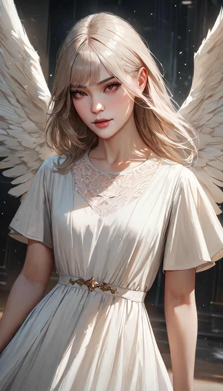 masterpiece , modern, Verism, masterpiece, super detail, best quality, 4K , Realistic:1.37, Angel ,Fantasy
