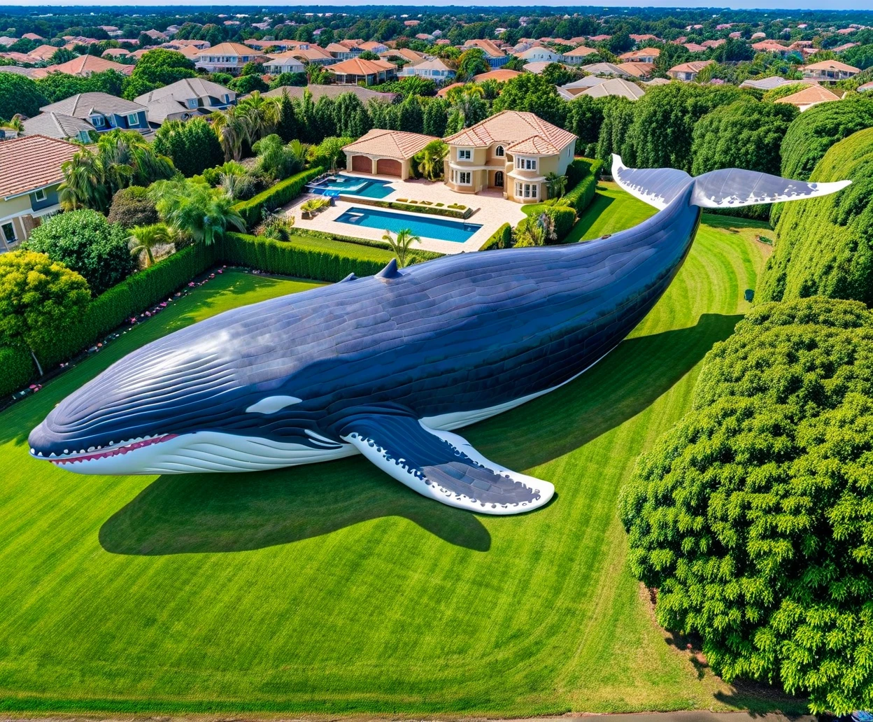（0718）Today's challenge theme：Flying Whale/飞翔的鲸鱼/飛ぶクジラ