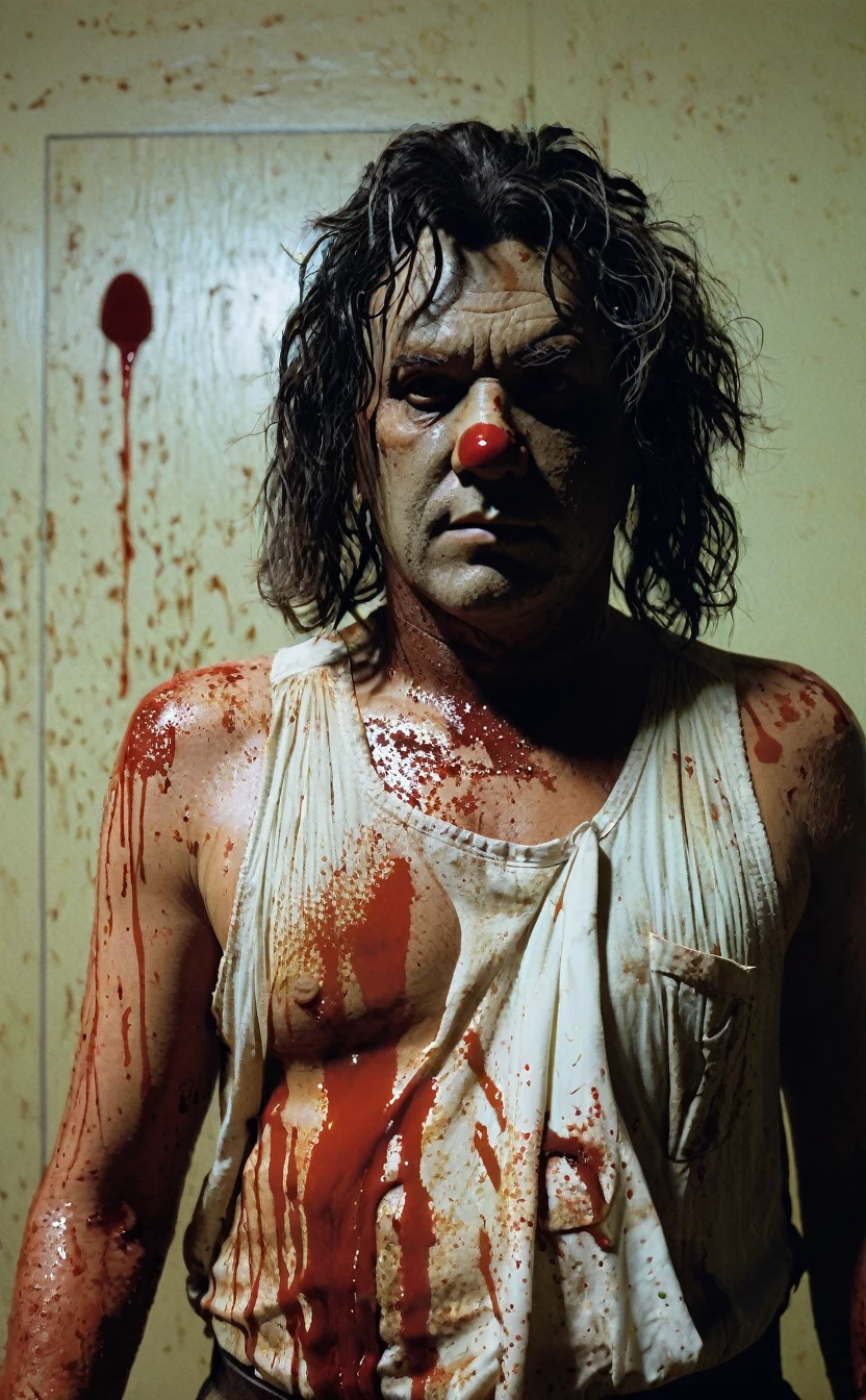 4k、Like a horror movie、blood droplets、The Texas Chainsaw Massacre、Leatherface、Chainsaw