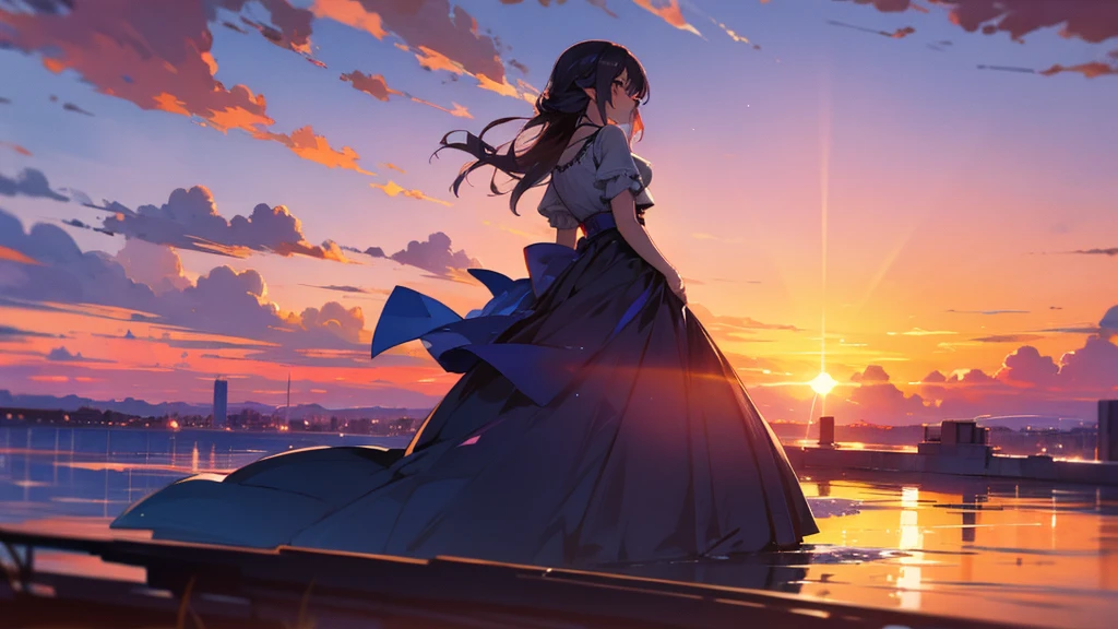 Sunset sky