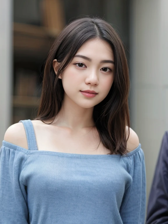 Ultra High Definition, Superior Quality, Premier Quality, ultra detailed, Photorealistic, 8k, RAW Photos, highest quality, masterpiece, Attractive Woman, Stunning Lady, Brown Hair, Shoulder Length Layered, Mesh Hair, Japanese Idol, Sophisticated, Stylish,