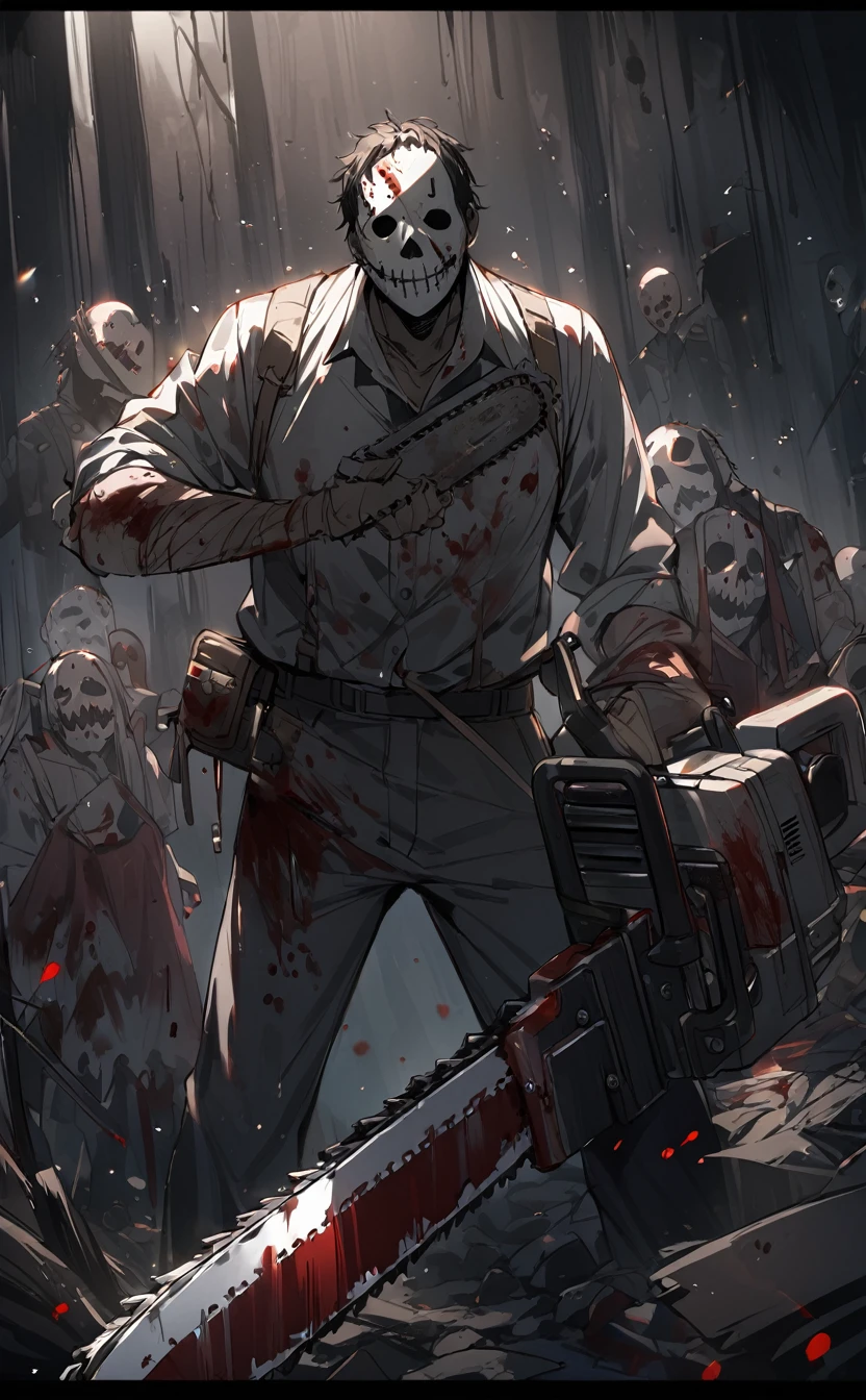 4k、Like a horror movie、blood droplets、Leatherface、Chainsaw
