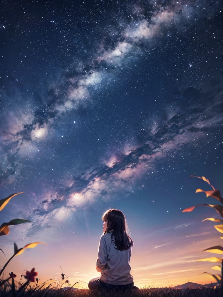 Peaceful night sky
