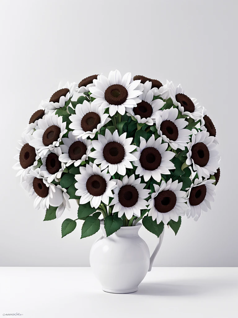 ((best qualityer)), ((for coloring)), ((cartoon)), (detailded), sunflower, for painting, no colors, black and white, for kids paitingflor for coloring em preto e branco, drawing with only lines, no back ground, White background, just outline of the rose