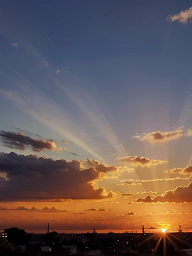 Sunset sky