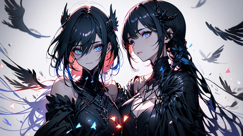 ((masterpiece, best quality)), Delicate face,Angel,Standing picture,whole body,Perfect body proportions,Long legs,Handsome short hair,beautiful eyes,Fantasy style,White background,Extremely beautiful,transparent,pornographic,Transparent_比基尼,Bare chest,chain,Tattoo,Lace,Heart-shaped decoration