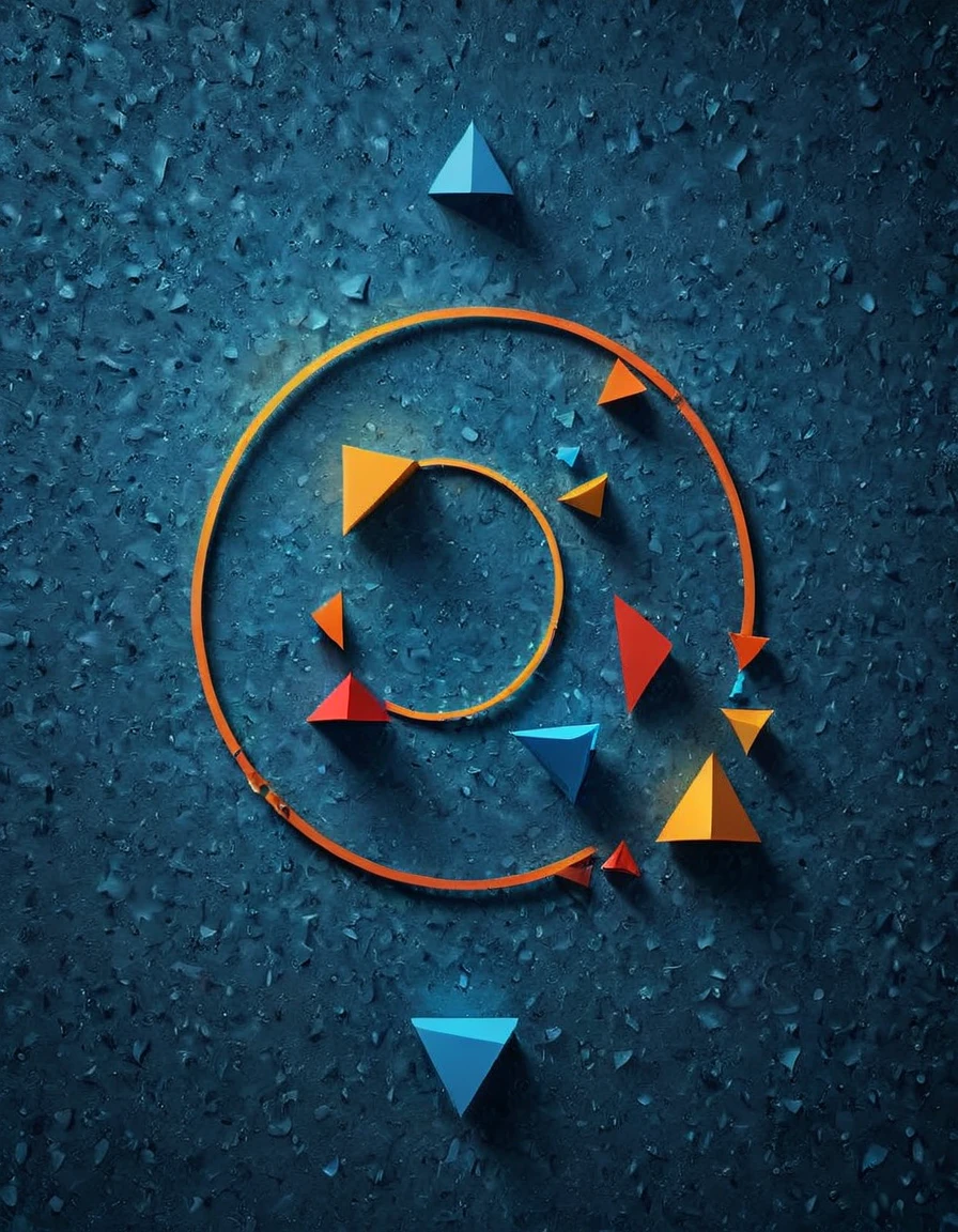 generate texture of 3 basic shapes, circle, square a,d triangle in random colors