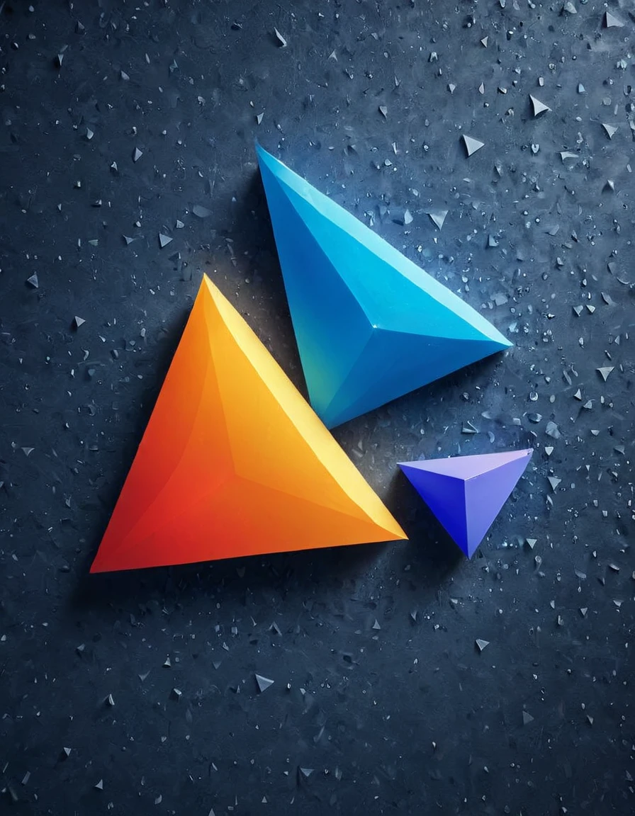 generate texture of 3 basic shapes, circle, square a,d triangle in random colors