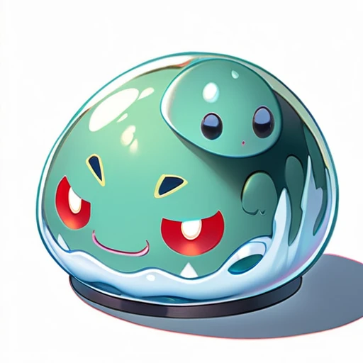 <lora:PokemonDna-20:1>, (pokemondna:0.8) , slime hamster, rodent, <lora:GelatinTech-20:0.6>, gelatintech , green and red , scifi, see-through, transparent,