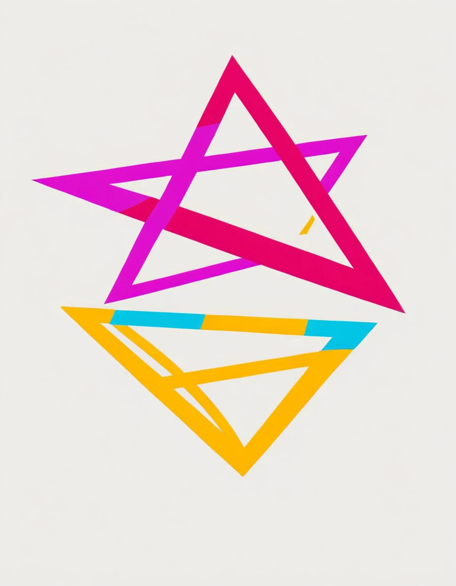generate texture of 3 basic shapes, circle, square a,d triangle in random colors, (simple background: 1.8), white background, simple shapes, lineart, flat colors, kids book