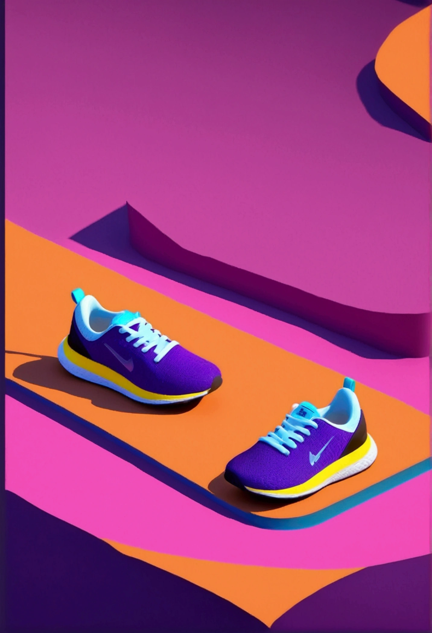 Children&#39;s shoes，Purple clean background，side，The shoes are shiny，fine details，High Definition，Best image quality，higher quality，High Detail，Ultra-high resolution，8K resolution，masterpiece, best quality, (Extremely detailed CG unity 8k wallpaper), (best quality), (Best Illustration), (The best shadow),Isometric 3D, Octane Rendering,Ray tracing,Super detailed,