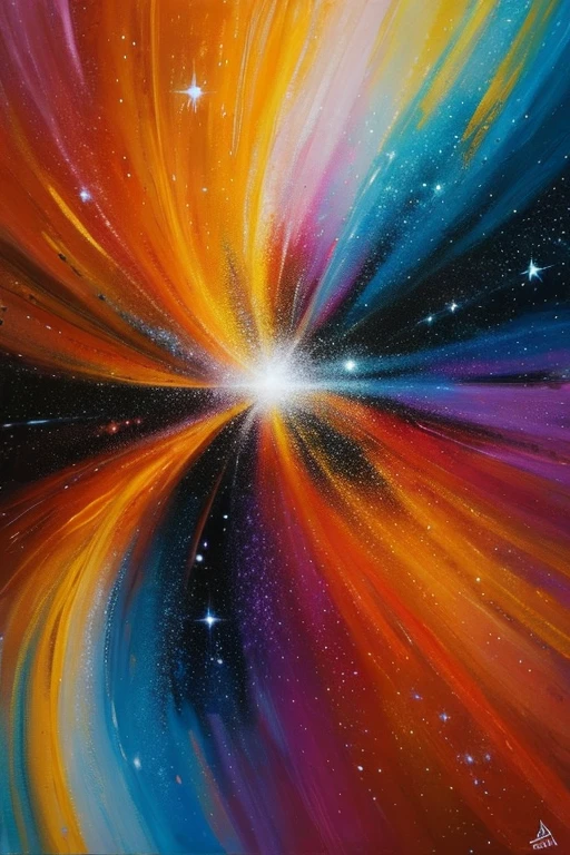 universe Star Abstract Painting,