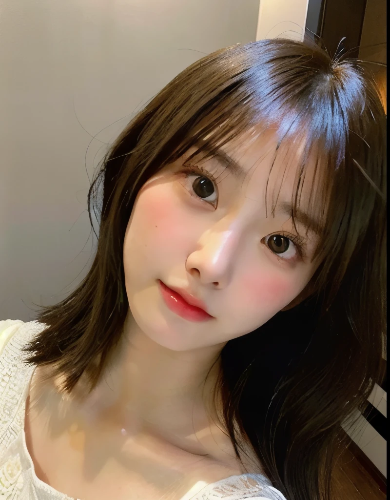 best quality, face focus, soft light, ultra high res, (photorealistic:1.4), RAW photo,
1japanese girl, solo, cute, (pupil, lights in the eyes), detailed beautiful face, (small chest),(high resolution detail of human skin texture),
(long hair),
indoor,
Damask Shirt Dress,
(portrait)