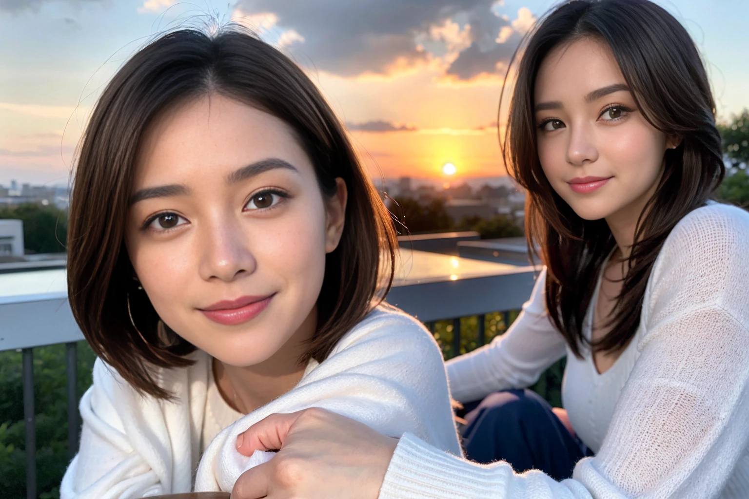 The face is a hostess、3 Beauty Bras、hiquality、A hyper-realistic、healthy、Smiling expression、Slender perfect figure、Japan beauties、beautidful eyes、face perfect、Beautiful skin、a ski