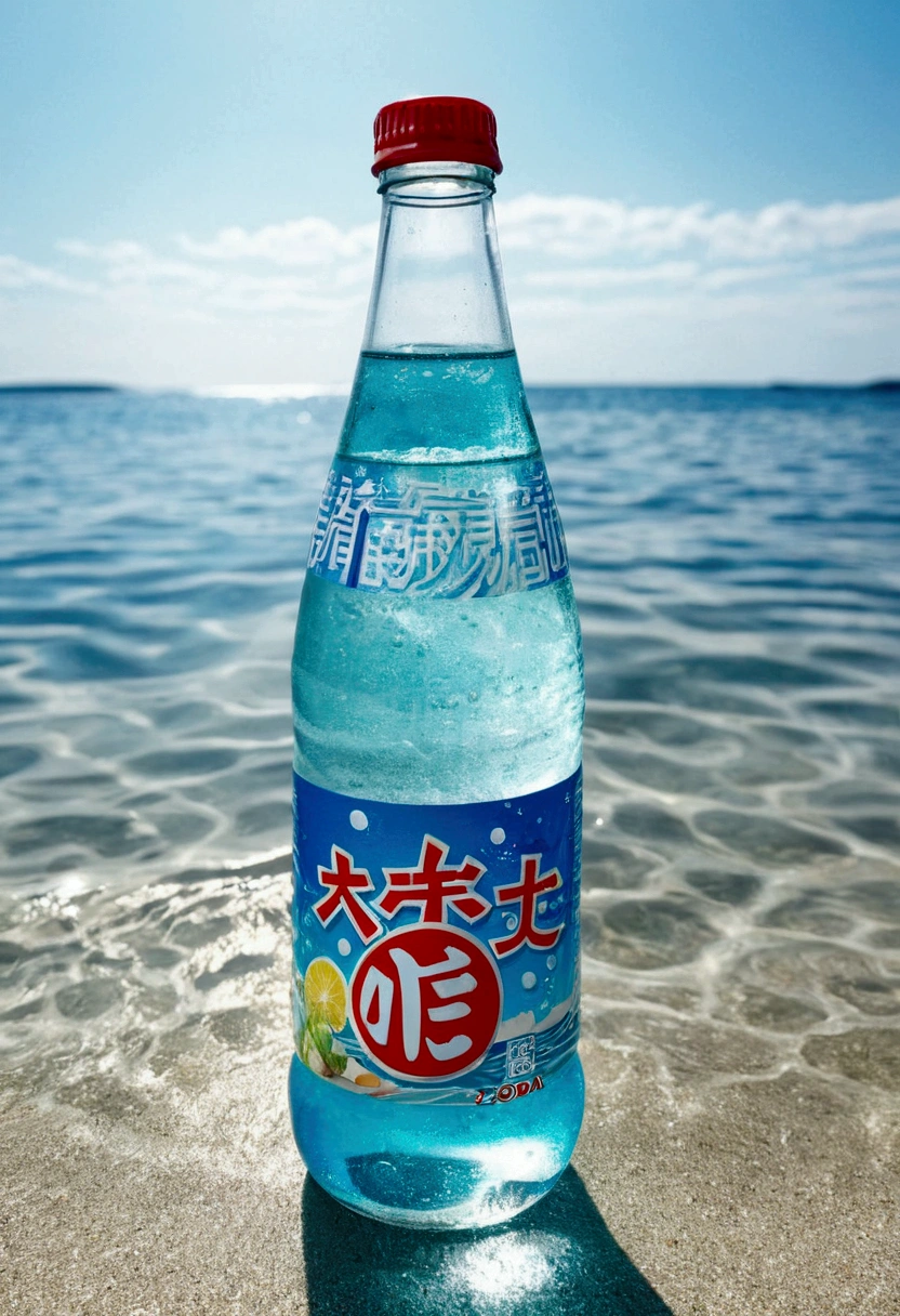 Ramune Soda on the Beach　Swimming in the sea