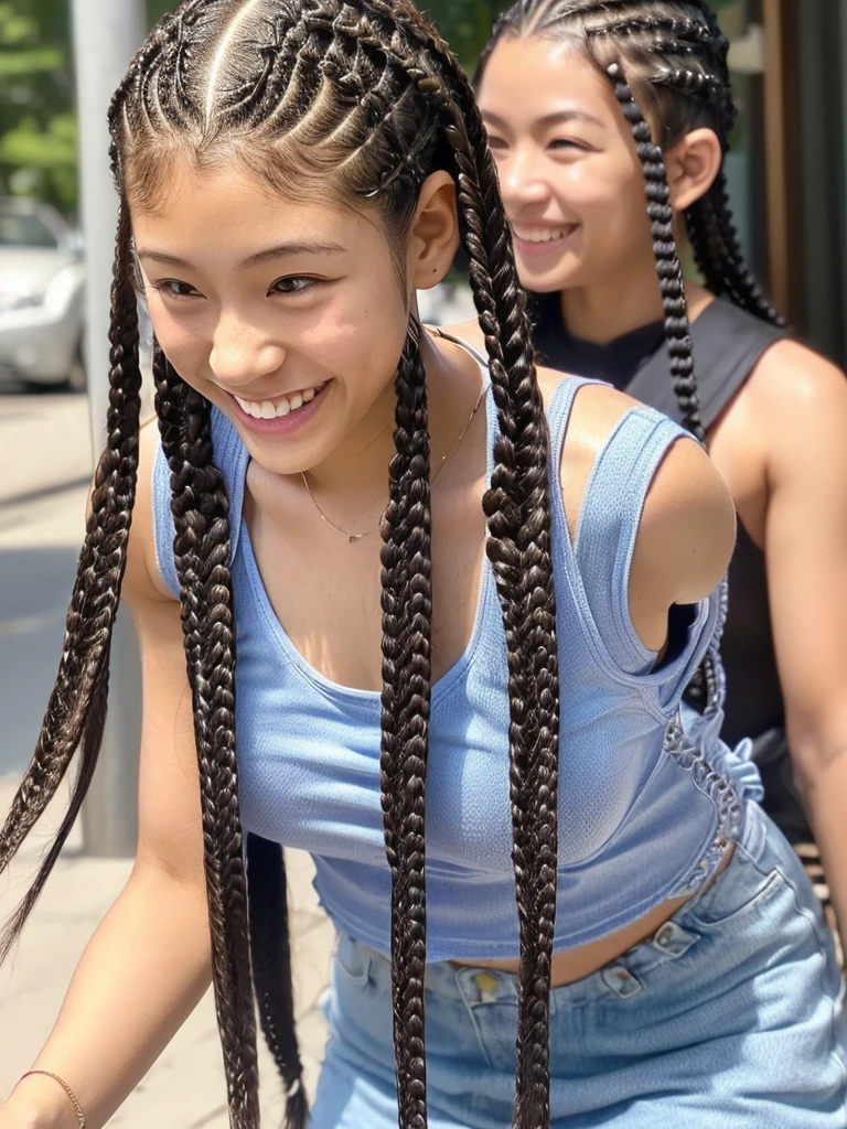 Super cute Japanese girl、smile、(((Cornrows)))、(((Cornrows)))、(((Cornrows)))、(((Cornrows)))、(((Cornrows)))、(((Cornrows)))、(((Cornrows)))、(((Cornrows)))、(((Cornrows)))、(((Cornrows)))