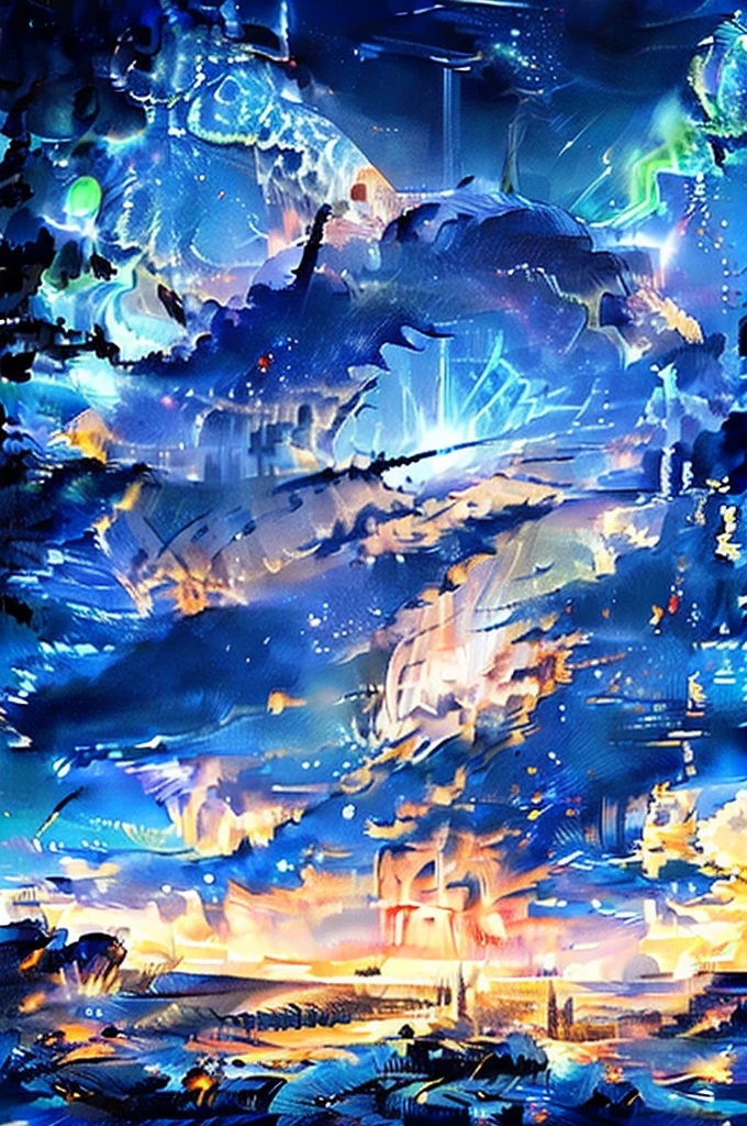 (3 people:2),Multi-text photos,(masterpiece:1.2),Highest quality,(figure:1.2),(Very detailed),Gothic,Hyper Details,(Delicate and detailed), (Intricate details), (Cinematic Light,Highest quality Backlights), Clear lines, From below,(Majestic、golden sky),Perfect body,(Bioluminescent hair:1.2),(Glowing Eyes:1.3),(),Fantasy, Close your eyes for a moment,skyline,(dynamic:1.2),((compensate)),High Contrast,(Best lighting, Very delicate and beautiful),((Cinematic Light)),(((colorful))), elegant,(映画のmasterpiece),intense,Powerful,Splashes of color,really eye-catching,(Brimstone),(Dark Lineage),Shadowy,underworld,subterranean,((背景にcolorfulなペイントが飛び散る, Dulux,)),((caustic)),Dynamic Angle,Beautiful sparkle,(Enchanting),(Intricately detailed movie backgrounds),(Artfully crafted brilliance),amazing,Gorgeous sky background, Detailed Clouds, ray tracing reflection, Ambient Occlusion,Havoc,(Shrouded in fog), (Atmospheric),spooky,Hellspawn,fire ,inflammation,intense、[[I see a figure in the distance]]、rainbow、prism